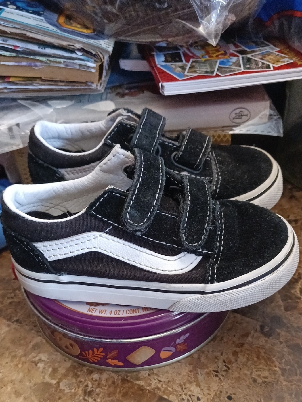 Vans Toddler Old Skool V Shoe Tiddler 7